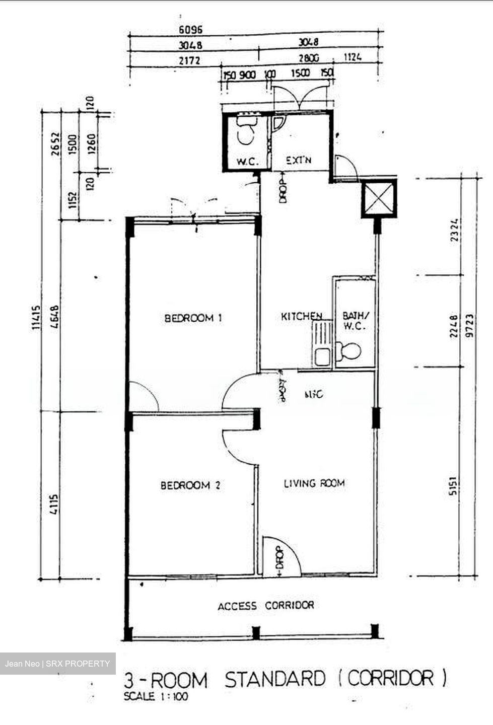 Blk 98 Crescent View (Queenstown), HDB 3 Rooms #539902721